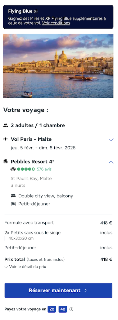 Partner Link lacollectionairfrance_fr_packages_direct