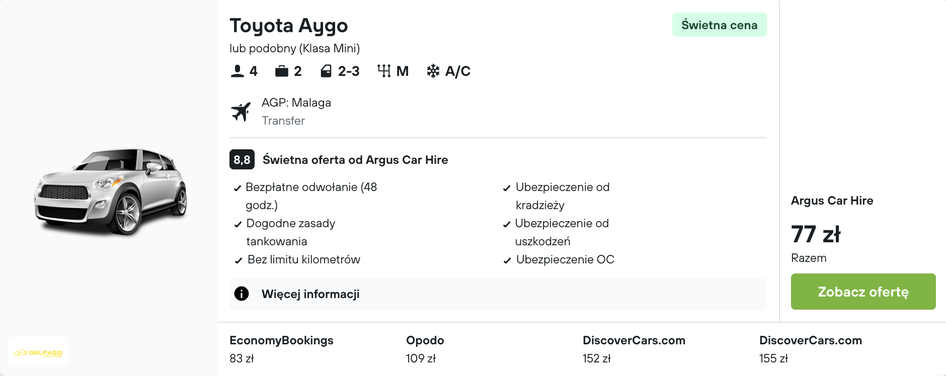 Partner Link kayak_pl_car_wl