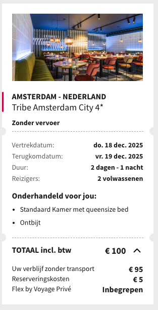 Partner Link voyageprive_nl_packages_direct