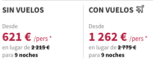 Partner Link voyageprive_es_packages_direct