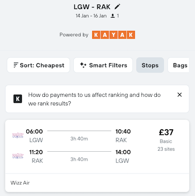 Partner Link kayak_uk_flights_wl