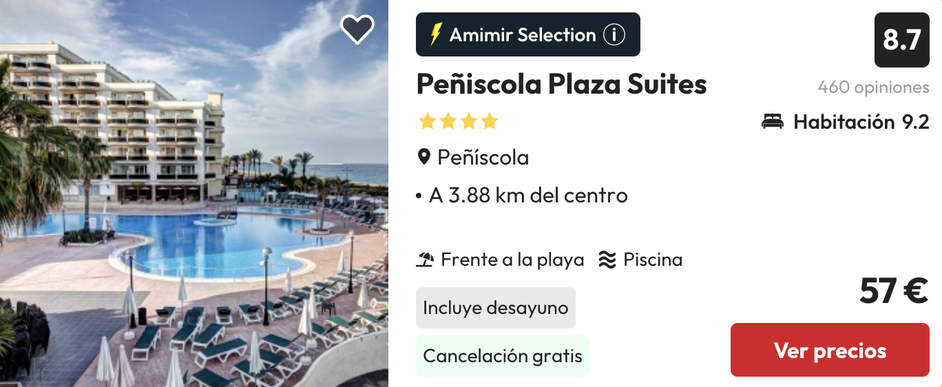 Oferta Escapada 4* en Peníscola frente al mar ☀️🐟