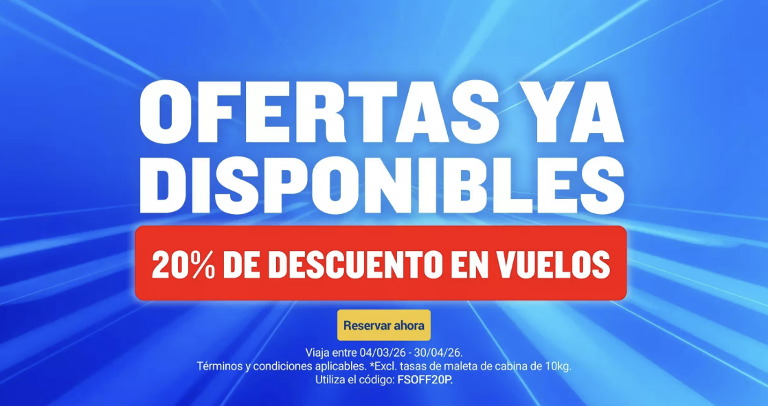 Oferta 🚨NUEVA PROMO‼️ Descuento en vuelos de Ryanair