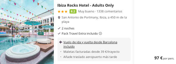 Oferta 🤩 Ibiza en Semana Santa