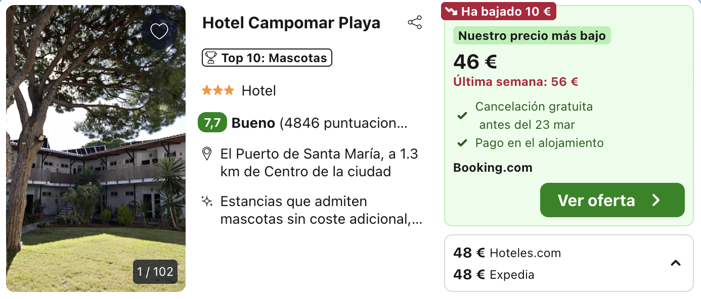 Oferta Escapadas de playa en Andalucía para las próximas semanas 🤩⛱️