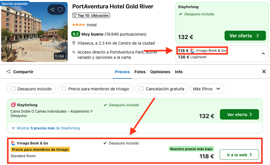 Oferta 💥 CHOLLO 💥 Paquete a PortAventura World🎢