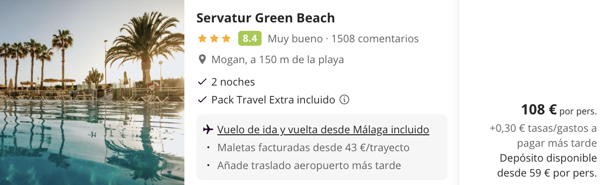 Oferta ☀️ Puente de Mayo en GRAN CANARIA 