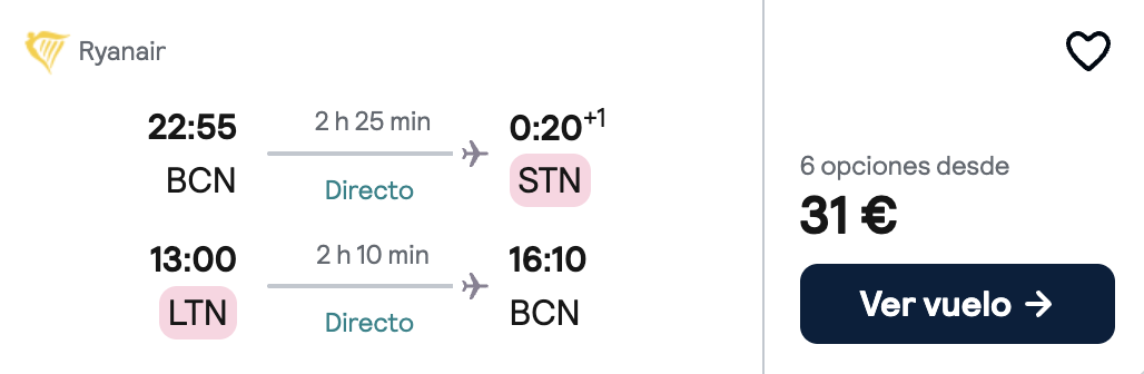 Oferta Vuelos a Londres en fin de semana 🇬🇧