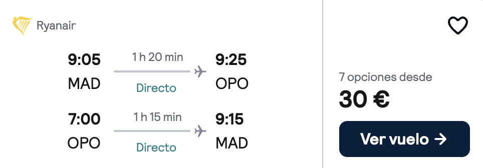 Oferta ¡CHOLLO!🍷 Viaje a Oporto 