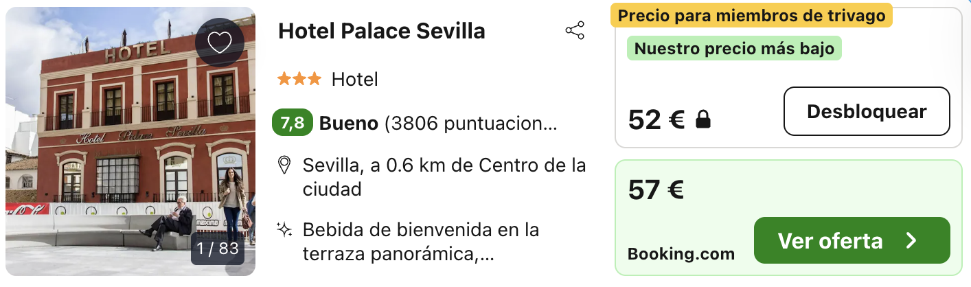 Oferta ✨ Escapada a Sevilla 
