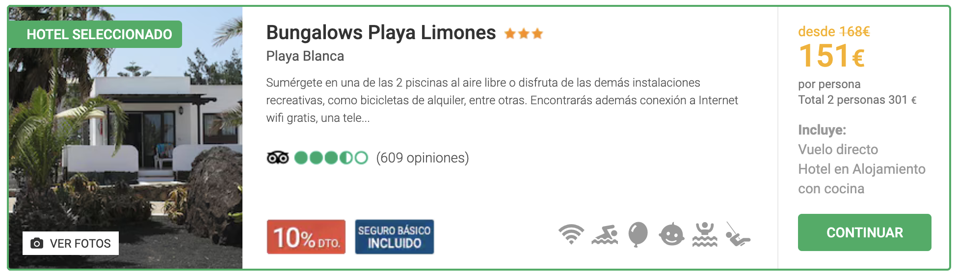 Oferta 🐠 Viaje a Lanzarote ¡Fechas en VERANO!