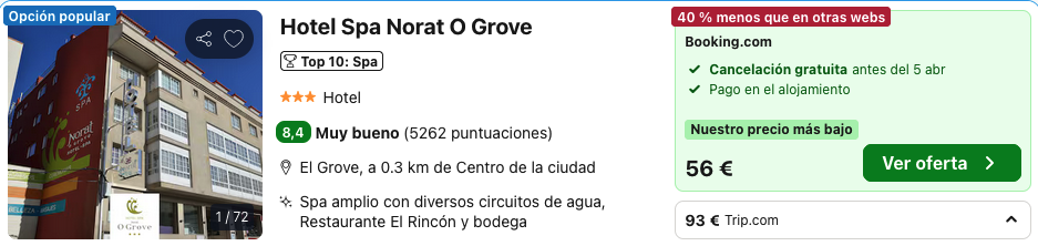 Oferta 🧖‍♀️ Hoteles con SPA para los próximos findes