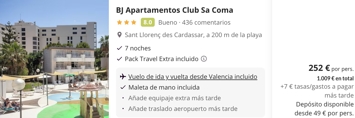 Oferta Vacaciones en FAMILIA 🧑‍🧑‍🧒‍🧒