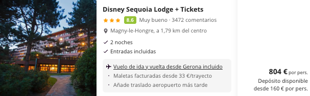 Oferta 🌸  Puente de Mayo en Disneyland París
