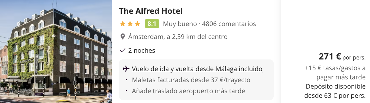 Oferta 🌷 Viaje a Ámsterdam ¡También en temporada de tulipanes!