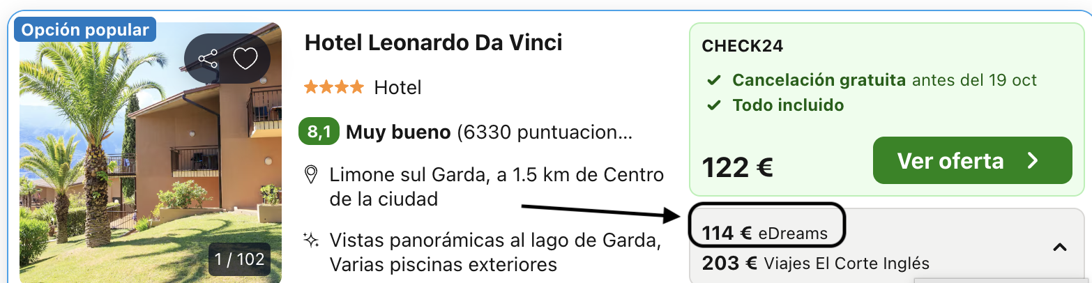 Oferta Hotel TODO INCLUIDO con vistas al Lago de Garda ⛵️🫰🏻
