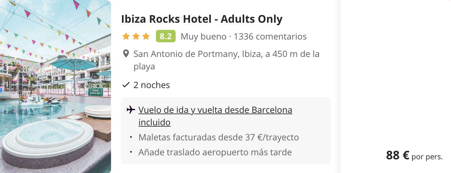 Oferta Ibiza en el Puente de Mayo 🌅