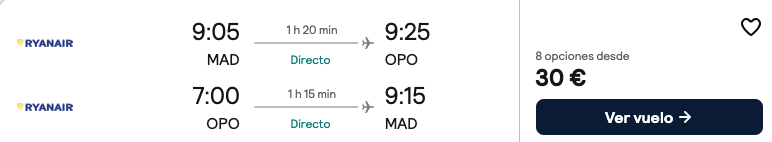 Oferta 🇵🇹 Escapada a Oporto