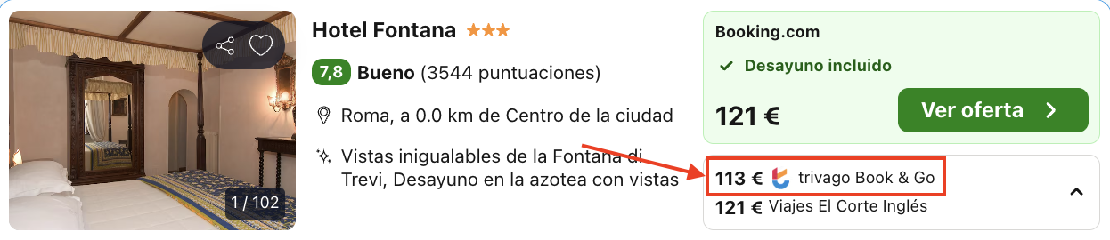 Oferta ¿Habitación con vistas a la Fontana di Trevi? 🇮🇹 😍