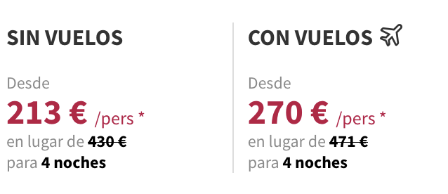 Oferta 🍍 FUERTEVENTURA con desayunos ¡4 noches!