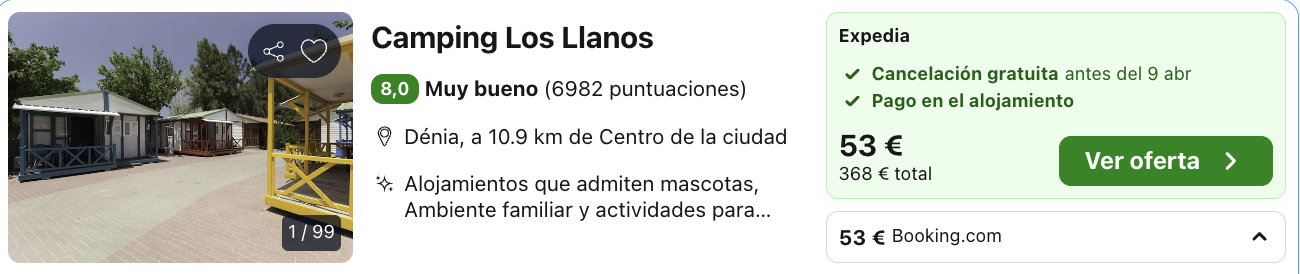 Oferta 🌸 Bungalow en Denia para grupos o familias ¡7 noches!