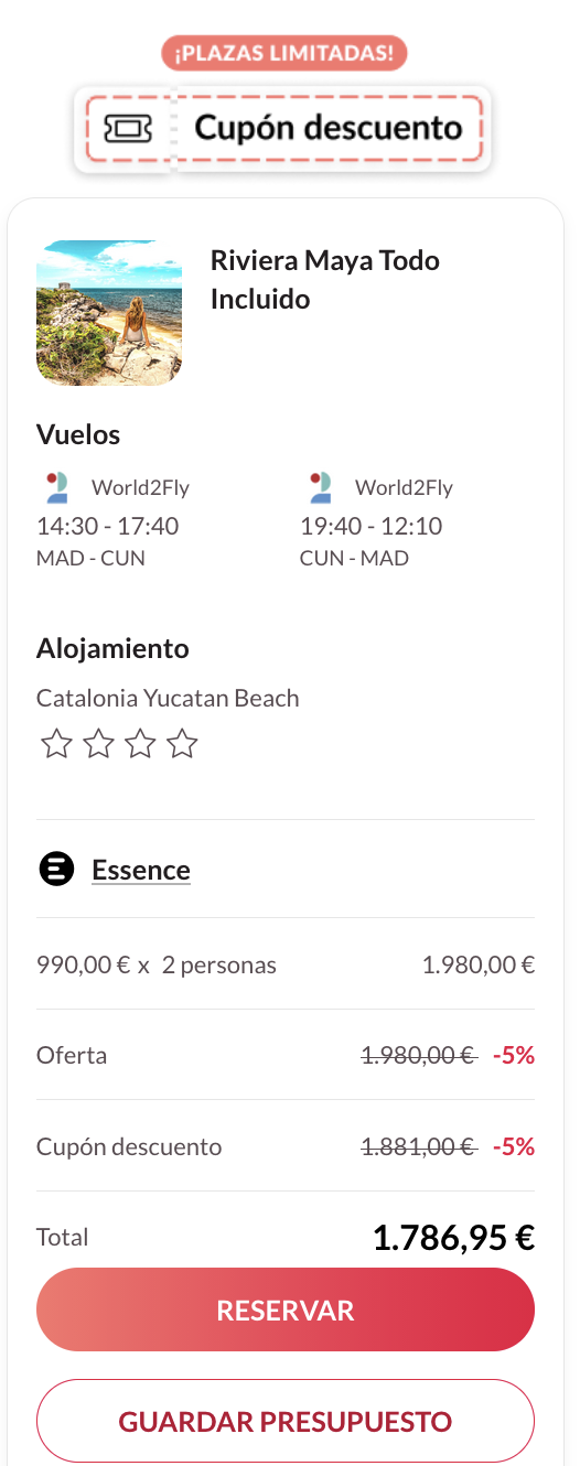 Oferta 🇲🇽 Vacaciones en Riviera Maya con Todo Incluido 🍹