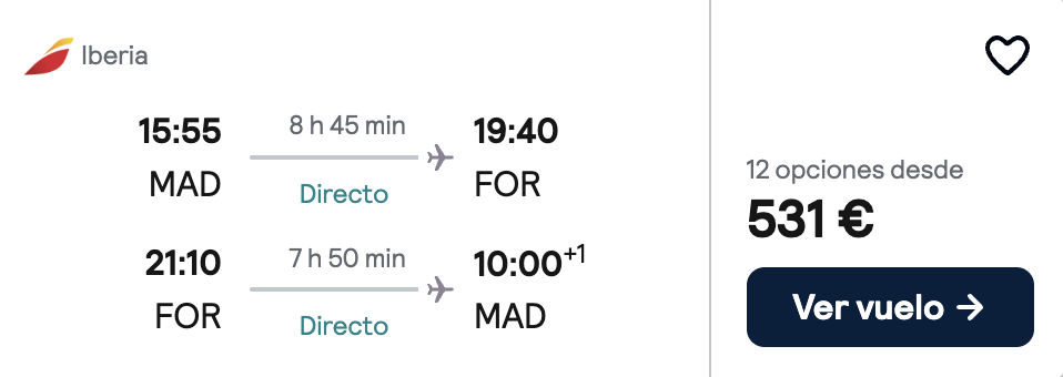 Oferta Vuelos directos a Brasil 🇧🇷