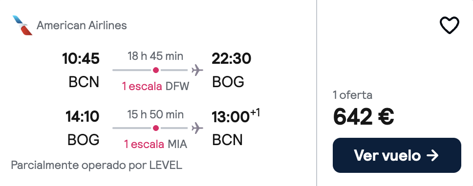 Oferta Vuelos a Colombia 🇨🇴 