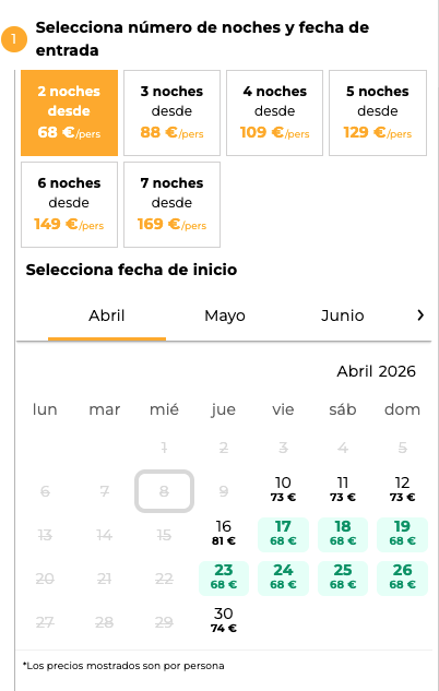 Oferta 🏝 Viaje a las Islas Cíes ¡2 a 7 noches!