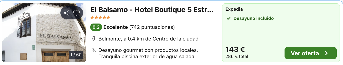 Oferta Hotel rural 5* con piscina cueva ✨