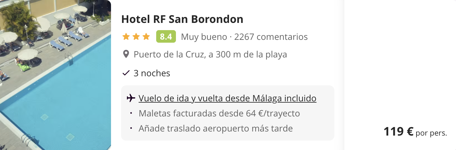 Oferta ☀️ VERANO en Tenerife