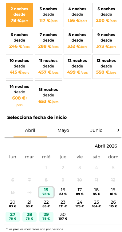 Oferta ☀️ Escapada a la costa de Cádiz con desayunos