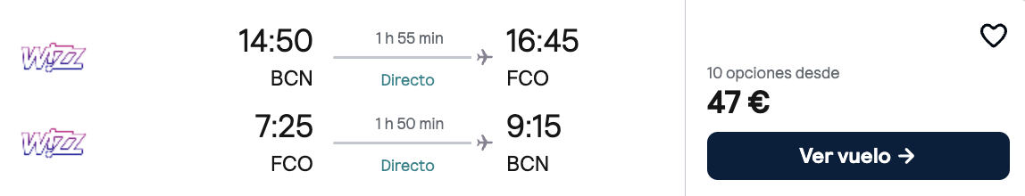 Oferta Vuelos a Roma en FIN DE SEMANA 🍕