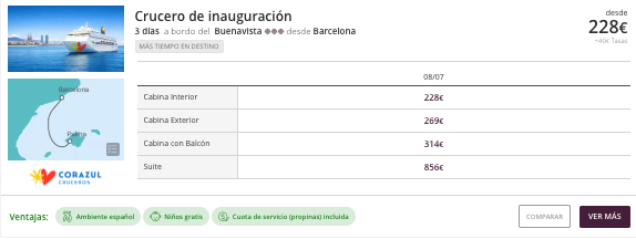 Oferta Nueva naviera: Corazul Cruceros llega a España este verano