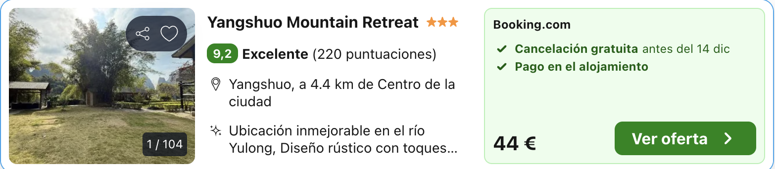 Oferta 🇨🇳 Hotel en uno de los destinos top de 2026