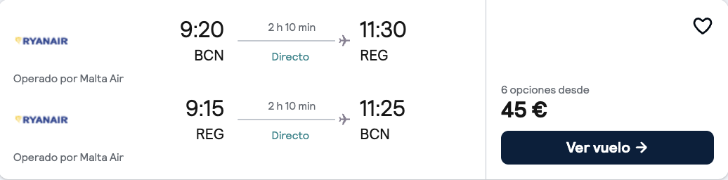 Oferta Viaje de 3 noches a Calabria 😍