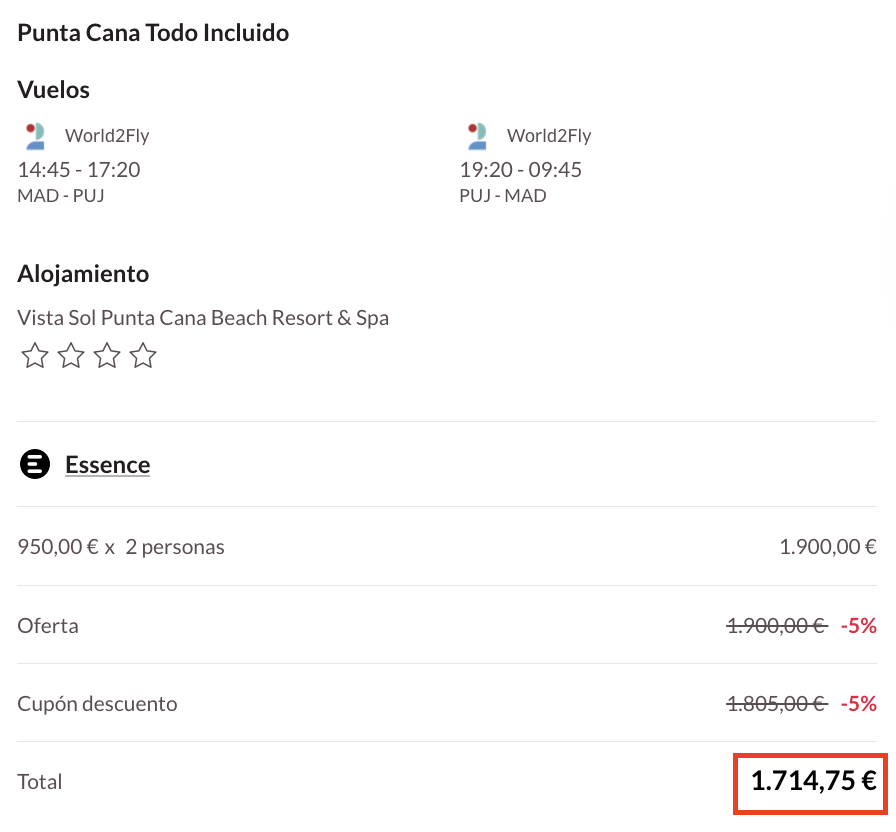 Oferta ¡OFERTA FLASH! 🌴 TODO INCLUIDO en Punta Cana