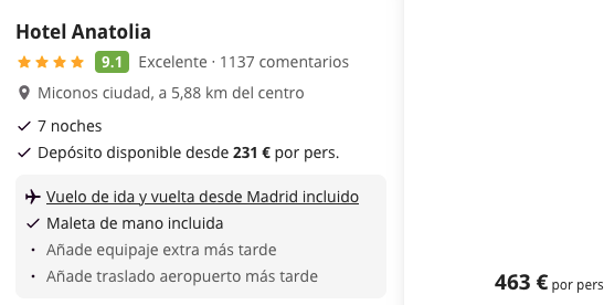 Oferta 🏖 Verano en MYKONOS ¡7 noches!