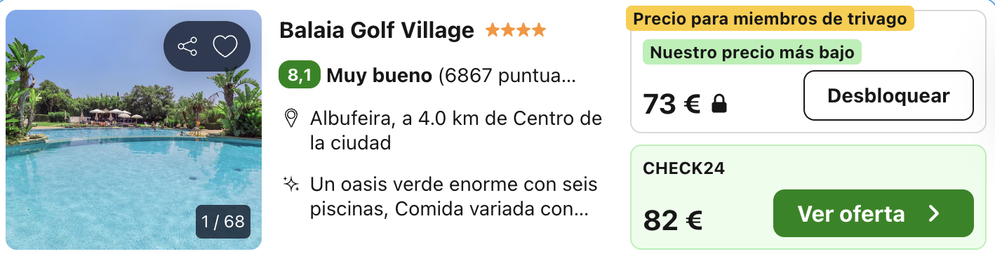 Oferta Escapada al Algarve en resort 4* con 7 piscinas 🏖️🌞