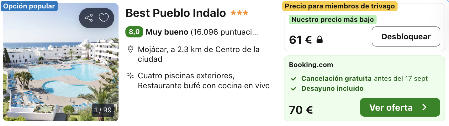 Oferta Hoteles con toboganes o parque acuático en VERANO ⛱️