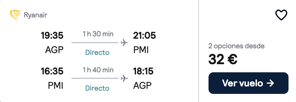 Oferta 🦞 Viaje a MALLORCA en FINDE 