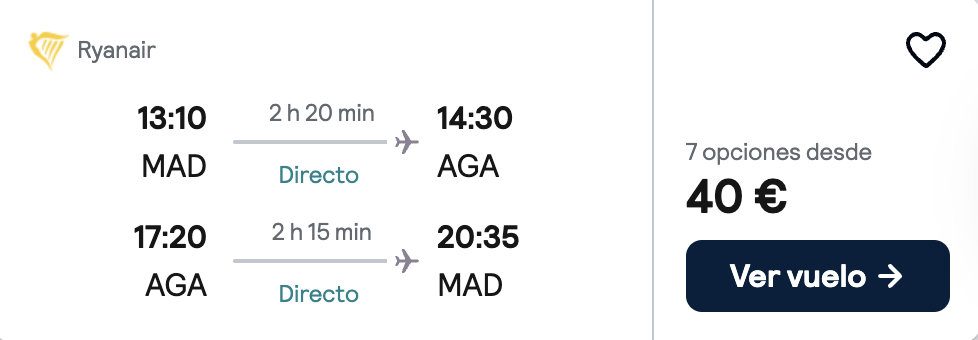 Oferta ¡CHOLLO! Escapada a Agadir 🌊