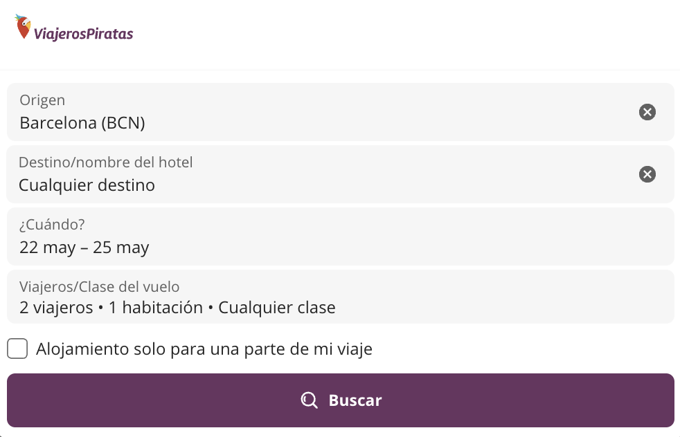Oferta Escapadas desde Barcelona para el festivo del 25 de mayo 🌺