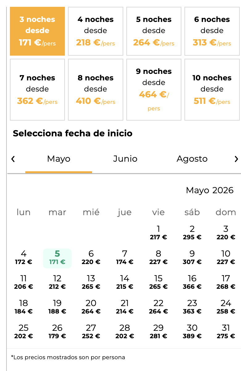 Oferta 🛳 Vacaciones con Todo Incluido en Menorca