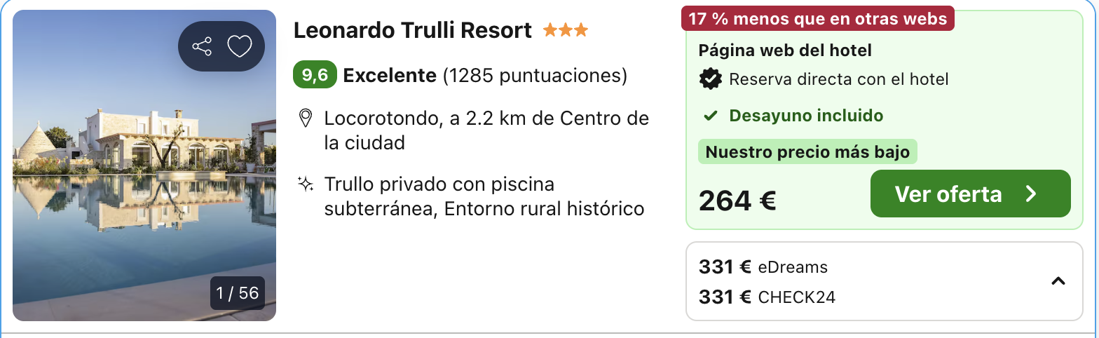 Oferta Este hotel en Italia te dejará sin palabras 🇮🇹🤯