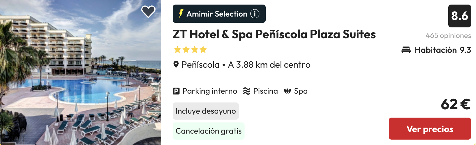 Oferta Vacaciones 4* en Peníscola frente al mar ☀️👙