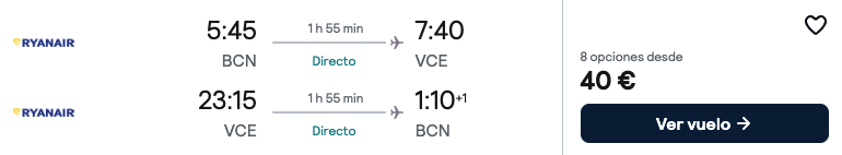 Oferta Escapada relámpago: pasa el día en Venecia 🍝