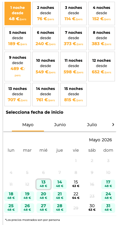 Oferta 🌊 Hotel 4* a pie de playa con toboganes en Roquetas