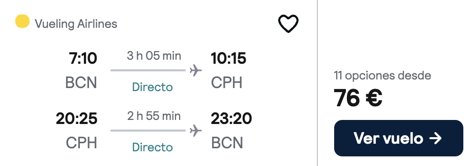 Oferta 🧜🏻‍♀️ Viaje barato a Copenhague 
