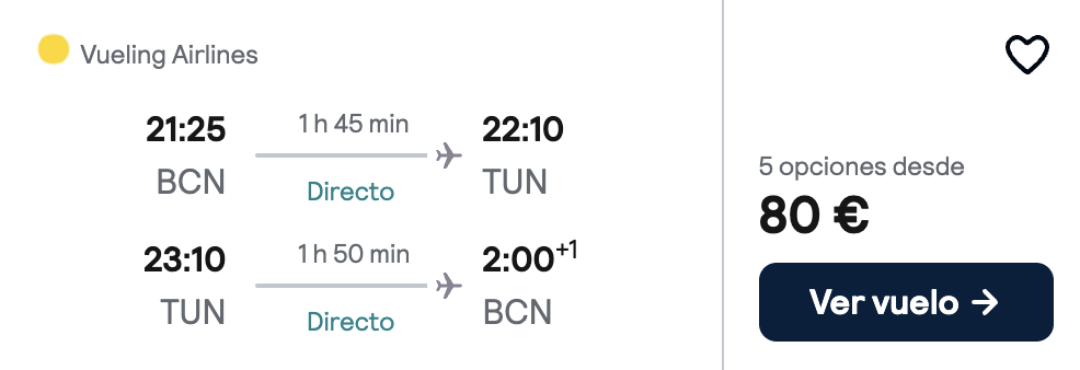 Oferta Vuelos directos a Túnez 🤩 